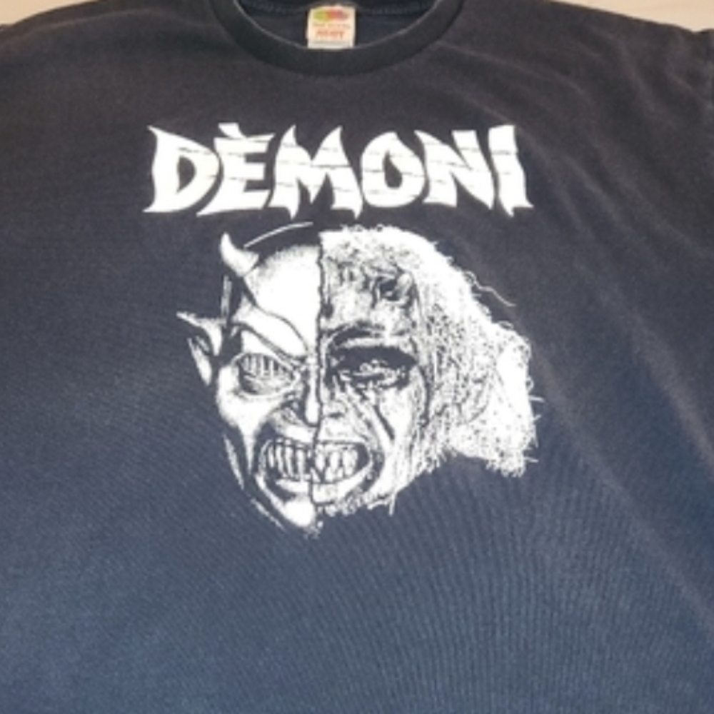 💀DÈMONI (DEMONS) MOVIE SHIRT - DARIO ARGENTO - MENS SIZE 2XL